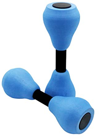 Manubri Acquatici 1 Paio per Esercizi Acquatici, Manubri in Schiuma per Aerobica in Acqua, Allenamento Piscina, Allenamento di Nuoto, Forza Muscolare e