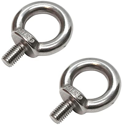 PRIOstahl® RINGSCHRAUBE Edelstahl V4A Ringbolzen Ringschrauben | M12-2 Stück