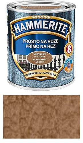 Farbauswahl Hammerite Metallschutz-lack Rostschutz 250ml Hammerschlag (Hammerschlag Kupfer)