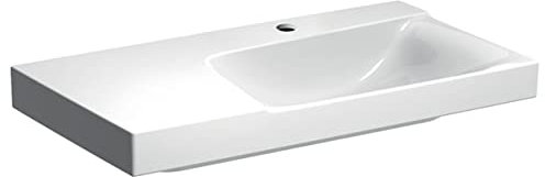 Geberit Waschtisch Xeno2 90x48cm, Ab L, HL mi, o. ÜL, we. K-Tect