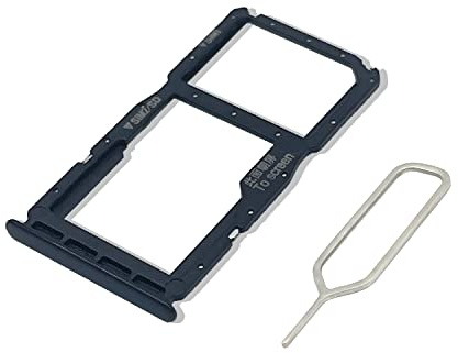 Eonpam Tiroir Carte SIM pour (Huawei P30 Lite) Support Qualité d'origine Remplacement Plateau Memory SD Slot Carte SIM avec Aiguille SIM(Noir)