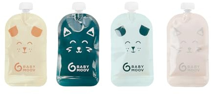 Babymoov 20 Cantimploras Reutilizables para Bebés y Niños, 150 Mililitros