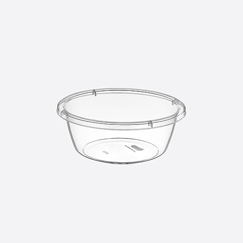 Plastic Basin Round Bread Dough Mixing Washing Up Sink Bowl Tub, Large Wash Basin for Washing Dishes, Camping and Multipurpose for Face Cleansing (2.7 Litre)
