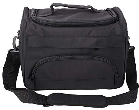 Friseurtasche Werkzeugtasche, Tragbare Kosmetiktasche für Friseur, Professionelle Haarschneidetasche, Schwarz, Frisör Organizer