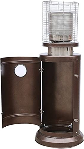 Radiateurs De Terrasse Chauffage De Terrasse Puissant 13 KW, Chauffage Au Propane En Acier Inoxydable Avec Protection Contre Les Flammes, Protection Contre Le Renversement, For Jardin Extérieur Vertic