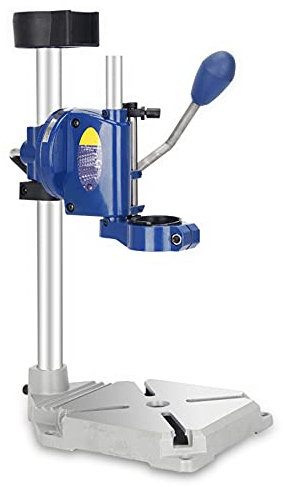 LYFDPN Support de perceuse à Colonne avec étau, Table de Support de perceuse Universelle pour perceuse, établi réglable, perceuse à Bois (A)