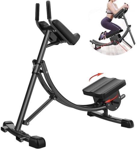 Faltbare Bauchtrainer Maschine, Core Muscle Roller Coaster für effektives Training zu Hause, Unisex Fitnessgeräte