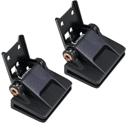 Charnières de protection pour tourne-disque durable - Mouvement lisse - Construction en métal antirouille - Améliore la protection des articulations du tourne-disque