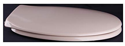 Grünblatt WC Sitz Klassik Design Toilettendeckel oval Klodeckel mit Quick-Release-Funktion und Geräuschlose Absenkautomatik Antibakterielle Duroplast (Beige)