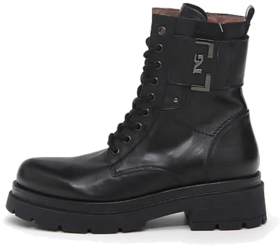Nero Giardini I309151D Anfibi Donna in Pelle - Nero 37 EU