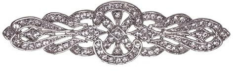 BROCHE MANTILLA PLATEADO