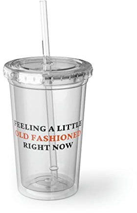 Vaso de plástico de 473 ml con texto divertido para whisky, bebida divertida, para marido, hombres y mujeres, 16 onzas, transparente