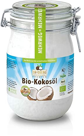 Dr. Goerg Kokos Öl, Bügelglas, 1l (1)