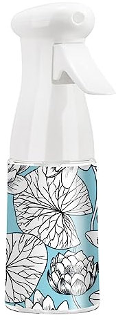 Facewegen Hair Spray Bottle Continuous Mist Spray Bottle Refillable Plastic Fine Spraying Bottle for Hair Styling, Plants, Cleaning, Misting & Skin Care