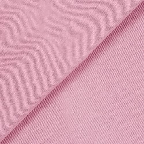 Tessuto Cotone al Metro Tinta Unita Vari Colori Tappezzeria Tende H 280 CM (Al Metro, 301 Rosa)