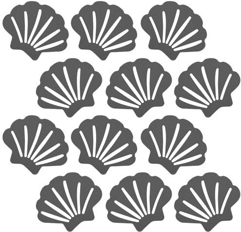 Qianyu 12 adesivi antiscivolo per doccia, di sicurezza, originali, per vasca da bagno, doccia, scale, scale, barche, blu