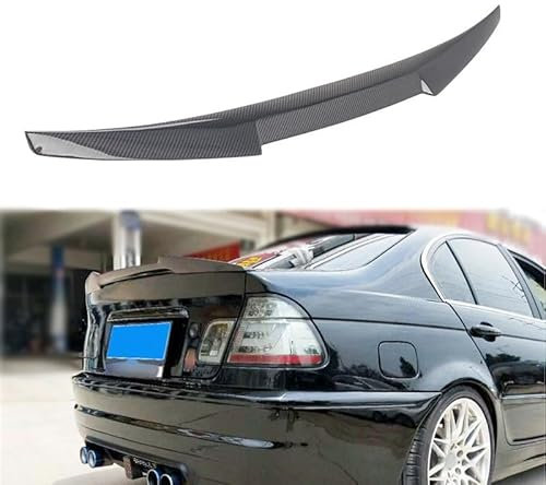 Heckspoiler Spoilerlippe für BMW M3 E46 2-Door M4 1999-2005,Heckflügel, Spoilerlippe für Auto-Tuning, ABS Kunststoff(Color:A)