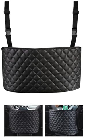 VTANOK Aufbewahrungstasche Zwischen Autositzen,für Benz C Class W202 1993-2001 Auto Autositztasche Leder Lederhandtaschenhalter Autotaschen