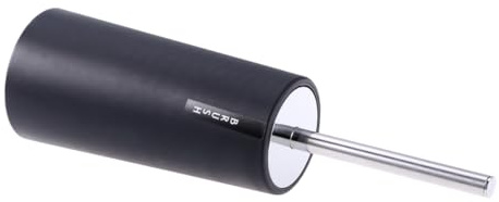 Cepillo de Baño Soporte, Juego de Limpieza de Acero Inoxidable Negro