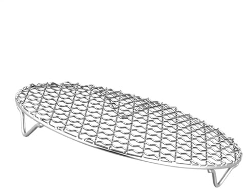 Rundgrill Rost | Metalldrahtgrillnetz, tragbares Metallgrill -Oberteil, runde Lagerfeuer Kochausrüstung Feuerstelle Grill Ersatzgitter zum Grillen