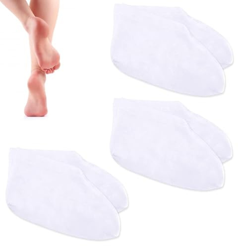 3 paia di calzini idratanti durante la notte, calzini idratanti cosmetici per donne e uomini, lozioni idratanti calzini spa assorbenti durante la notte per piedi secchi screpolati