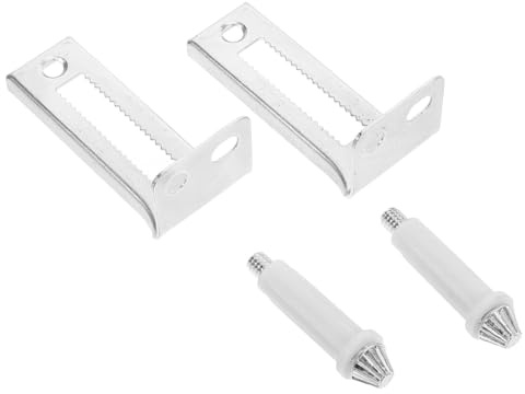 Hemobllo 2 paires Kit de Réparation Quincaillerie Porte Pliante Pivots Métalliques Supérieurs pour Porte Placard Installation Facile et Fonctionnement Silencieux pour Usage Résidentiel et