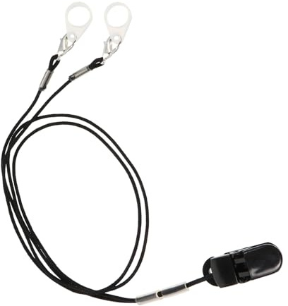 ZUNOXAZ Hearing Aid Anti-Lost Strap and Protective Cover Set, Black, BTE Earplug Lanyard with Clip for Seniors and Children, Secure Hearing Aid Retention Cord for Single or Double Ear Use | Hearing Aid Anti-Lost Strap Black Bte Lanyard Clip Secure Cord Single Double Ear Kids Seniors Anti Drop Sports Daily