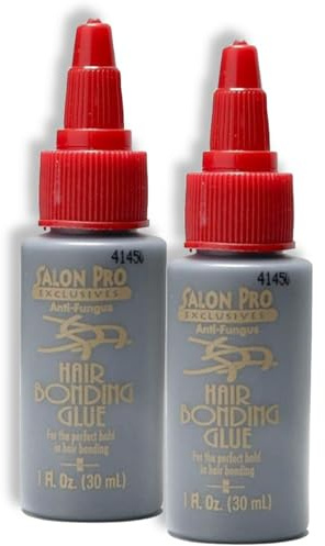 2x 30ml Salon Pro – Hair Bonding Glue Black – Bundled by Smart Cutie