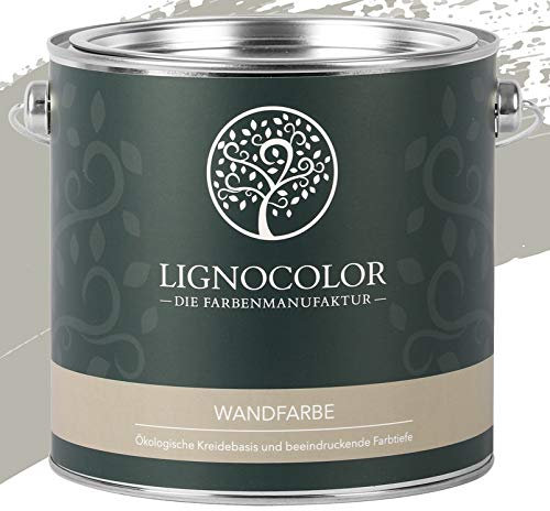 Lignocolor Wandfarbe Innenfarbe Deckenfarbe edelmatt 2,5 L (Shadow)