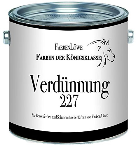 Farben Löwe Entfetter Verdünnung 227 - Spezialverdünnung extra für Betonfarben und Schwimmbeckenfarben von Farben Löwe (1 L)