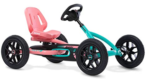 BERG Buddy Lua Pedal GoKart | Kinderfahrzeug, Tretfahrzeug mit hohem Sicherheitstandard, Luftreifen und Freilauf, Kinderspielzeug geeignet für Kinder im Alter von 3-8 Jahren