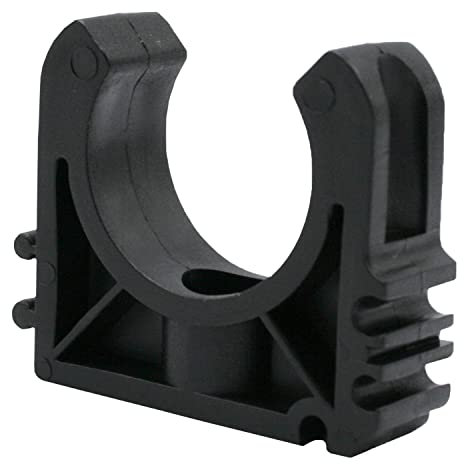 PVC-Rohrschellen Set I 25 mm I Kunststoff I 10 Stück I Pool-Zubehör I Rohrclip I Rohrklemme I für PVC-Rohr mit Ø 25 mm geeignet I bm159