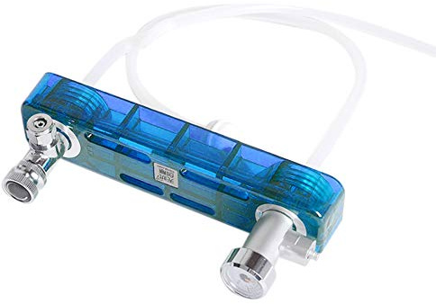 TopHomer CO2-Generator-Set, D501 gepflanztes Aquarium, sicheres Ventil, CO2-Diffusor, für Aquarien, DIY – Blau
