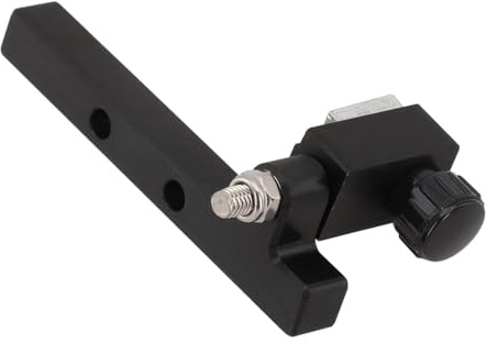Gehrungslehre Zaunsystem für Präzisions-Gehrungslehre mit Aluminium-Gehrungszaun, Holzbearbeitung, Tischsäge, verstellbarer Winkel, Lineal, Gehrungslehre mit Spurstop-Rückseite