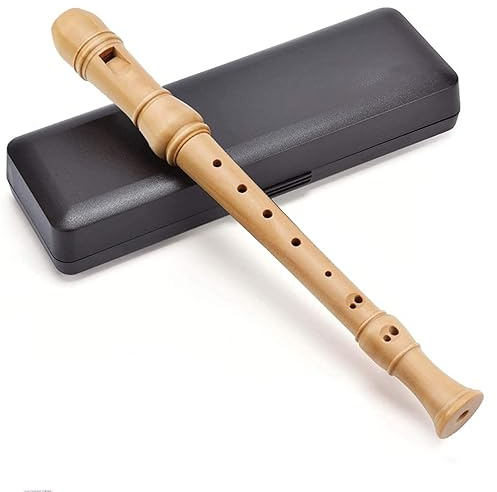 Flauta Dulce Saxophone De Madera, Llave C Profesional, Flauta De Bloque Con Estuche Rígido flauta dulce (Color : 01)