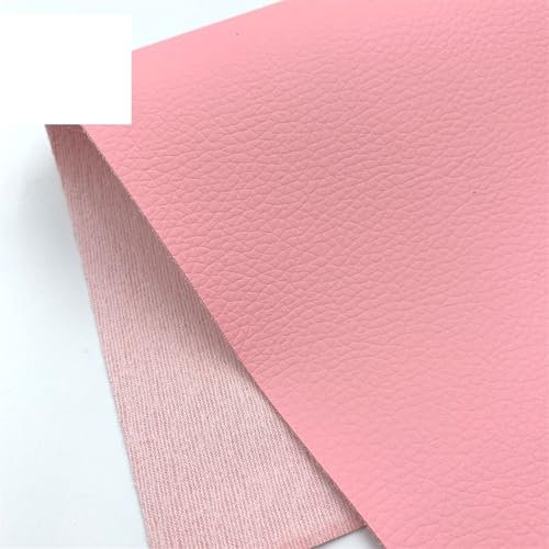 Filz-Gewebe PU-Leder Stoff Kunstleder for Ohrringe Nähen Puppenkleidung DIY Schleife Brosche handgemachtes Material Dekor Handwerk Filz Stoff (Color : 2 Pink, Size : Small Roll(20x120cm))