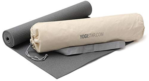 Yogistar Yoga-Set Starter Edition (Yogamatte + Yogatasche) Graphit
