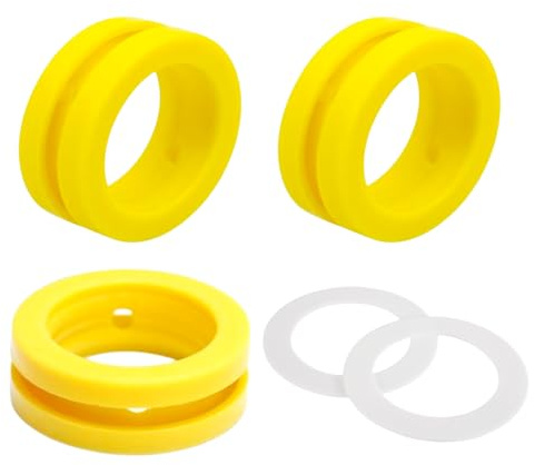Pamtns 5 Stück Ersatzteile Dichtungsring O-Ring Kompatibel mit Adapter Wassersprudler Ersatzteile Ersatzdichtung Dichtung Ersatz Deckeldichtung O-Ring Dichtung Ersatz Silikon Ersatzdichtung