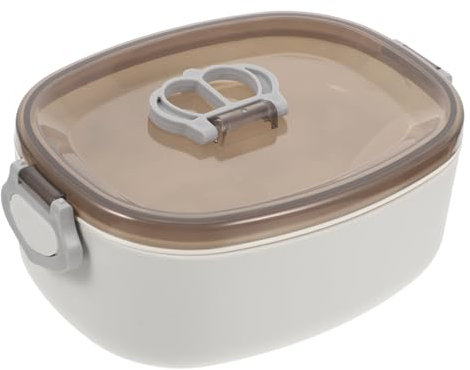 Mikikit Caja Bento Portátil de Varias Capas para Almuerzo Pp