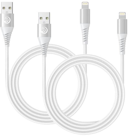 Aioneus Cable iPhone 1M [MFi Certificado] Cable iPhone Carga Rapida Nylon Trenzado cable USB a Lightning para iPhone 14 13 12 11 Pro Max XS XR X 8 7, iPad