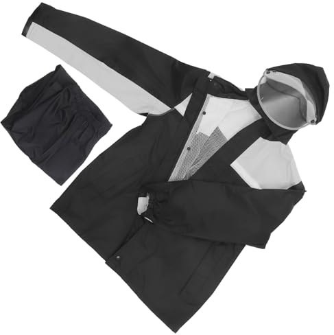 ERINGOGO Tuta Antipioggia Uomo Moto Giacca e Pantaloni Impermeabili e Antivento Set Completo per Esterno