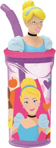 Bicchiere Bambine Princess da 360 ml in plastica