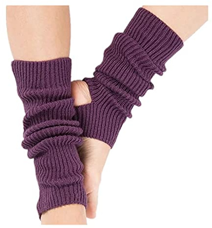 Leg Warmers for Women, Knitted Long Woman Yoga Socks Sport Leg Warmers Gym Fitness Dancing Female Girls Daily Wear Exercising Keep Warm Latin Dance