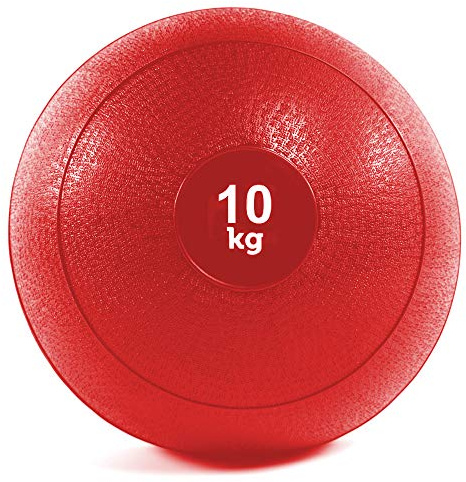 TNP Accessories 10KG Slam Balls RED No Bounce Medicine Crossfit Boxing Fitness Training Gym Wall Ball