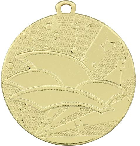 100 Stück Medaille Faschingsorden ODA 50 mm Metall günstig gold