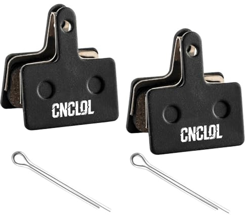 CNCLOL Bremsbeläge für Shimano B01S B03S B05S & Tektro E10.11 M275 M285 | Fahrrad Resin Scheibenbremsbeläge, 2 Paar Harz Bremsbacken Beläge für Tektro Hd-m275 Hd-m285 Typ, BR- M355, M365, M375, M446