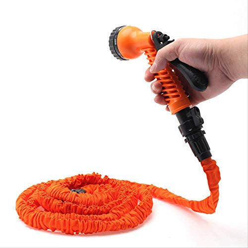 Tuyau D'arrosage 25-200ft Tuyau d'eau De Jardin Flexible Magique Extensible pour Tuyau De Voiture Tuyaux en Plastique À Arroser avec Pistolet De Pulvérisation 200ft