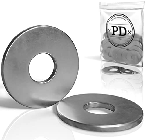 PD® große Unterlegscheiben M20 Edelstahl - Karosseriescheiben, 5 Stück | Hochwertige & rostfreie Edelstahlscheiben aus A2 V2A | Beilagscheiben mit großem Außendurchmesser | DIN 9021 / ISO 7093