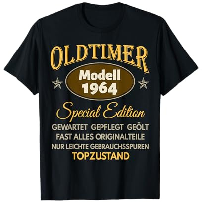 62. Geburtstag Mann Frau 62 Jahre 1964 Deko Geschenk Lustig T-Shirt