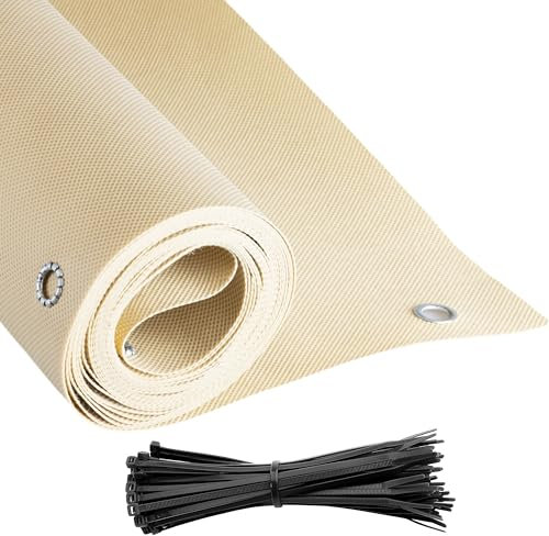 COVER IT - Brise Vue Balcon Exterieur Cache Vue 60 x 700 cm - Brise Vent Terrasse - Coupe-Vent dans de Nombreuses Tailles et Couleurs